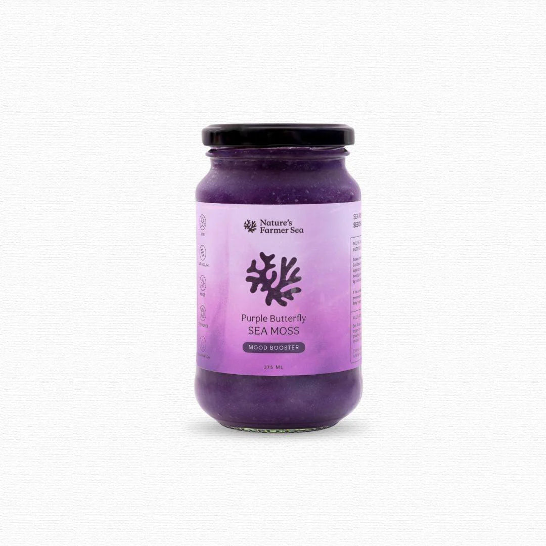 Natures Farmer Sea Moss Gel - Purple Butterfly 375ml