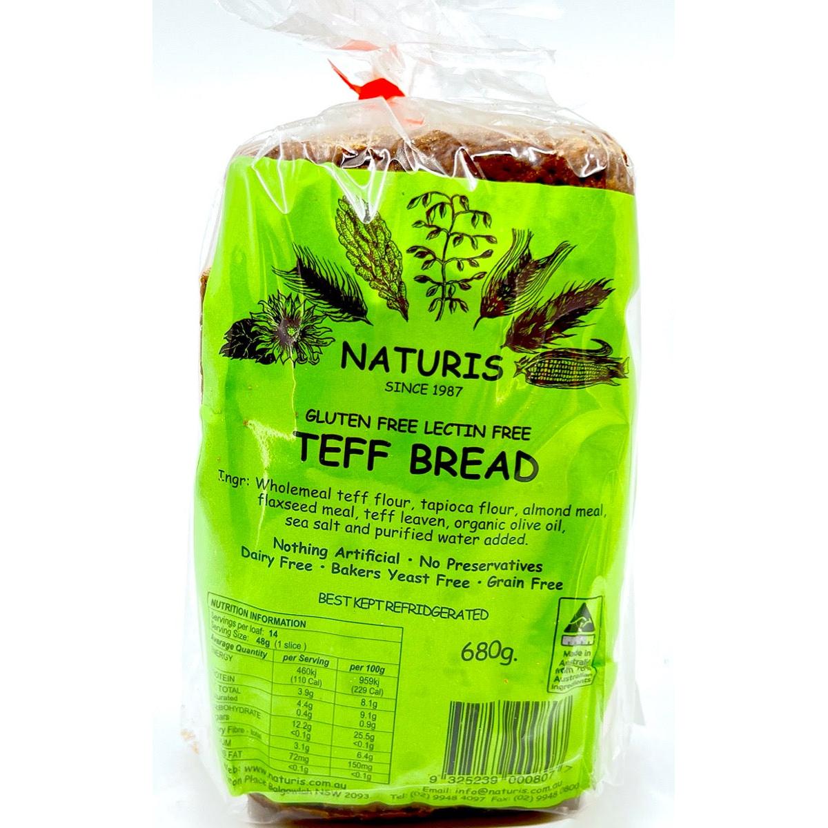 Naturis Teff Bread 680g