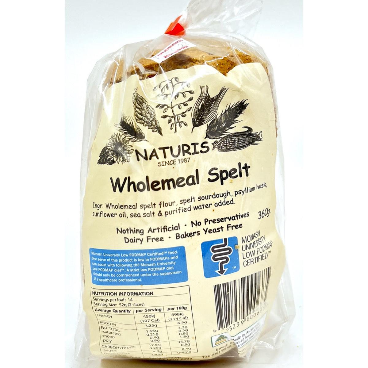 Naturis Wholemeal Spelt 360g