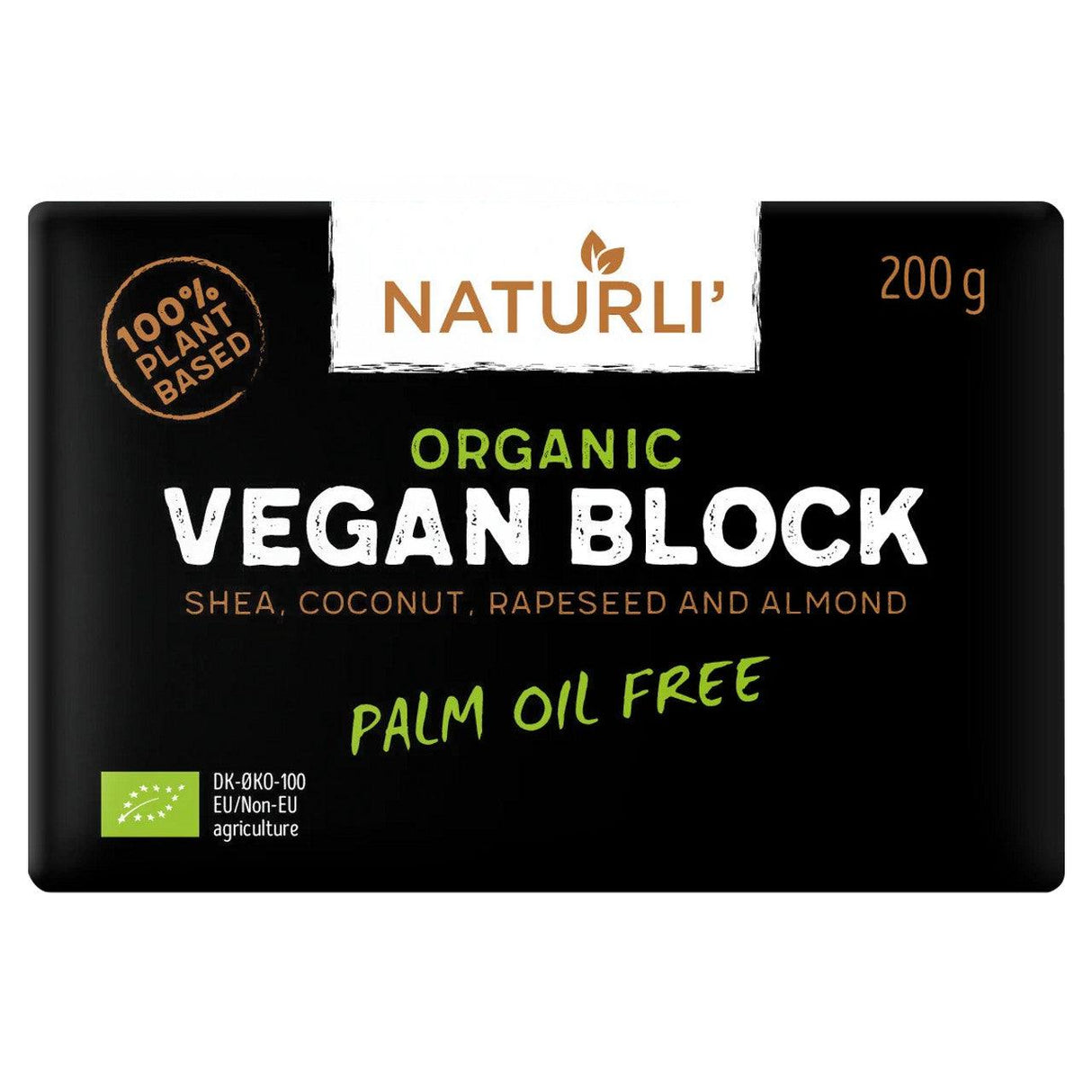 Naturli Organic Vegan Block 200g