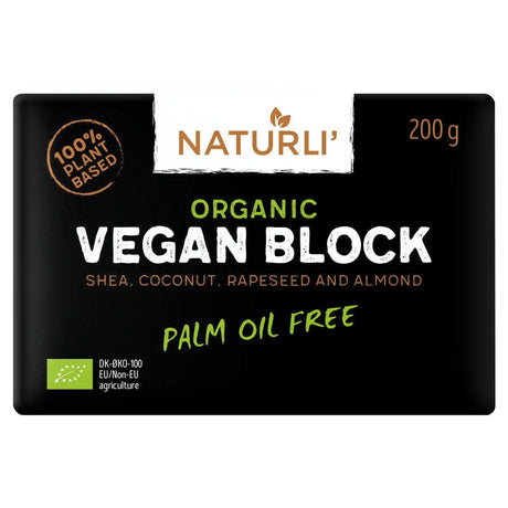 Naturli Organic Vegan Block 200g