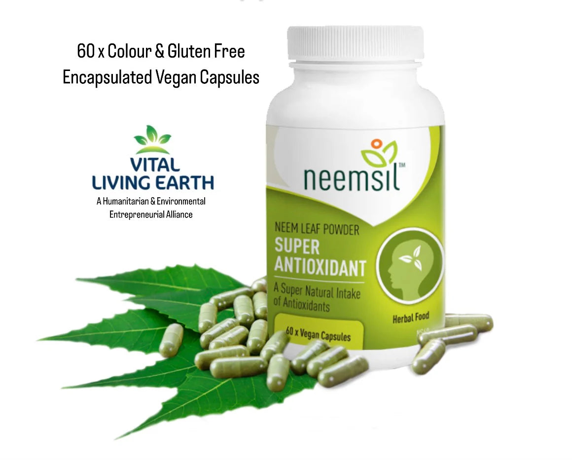 Neemsil Super Antioxidant Neem Leaf 60 Vegan Capsules