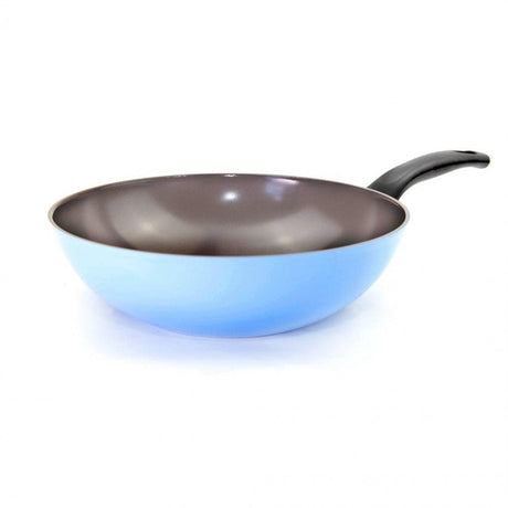 Neoflam Reveres 30cm Wok Blue