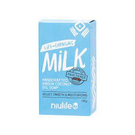 Niulife Coconut Oil Soap Coconut Milk 100g