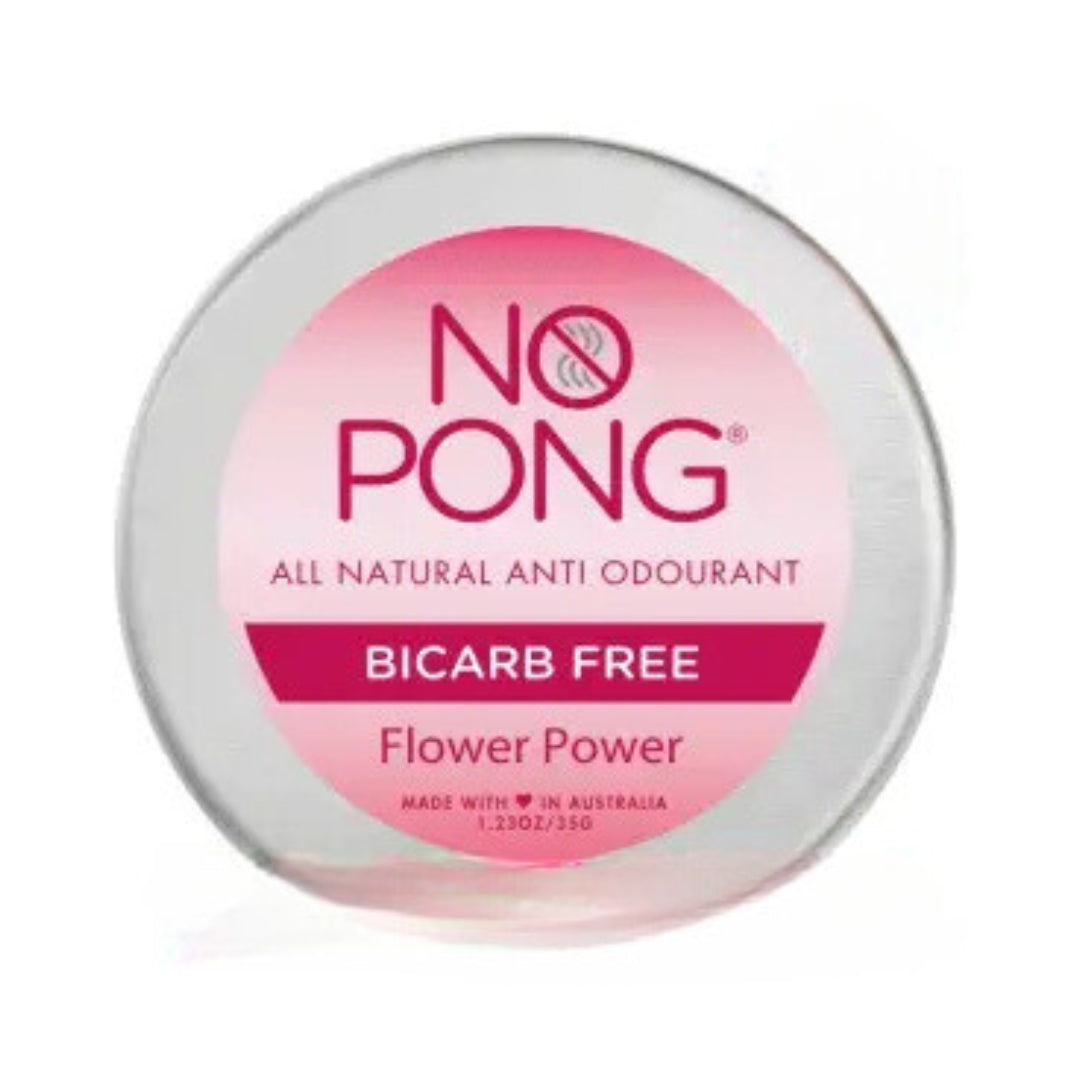 No Pong Bicarb Free Flower Power Deodorant 35g