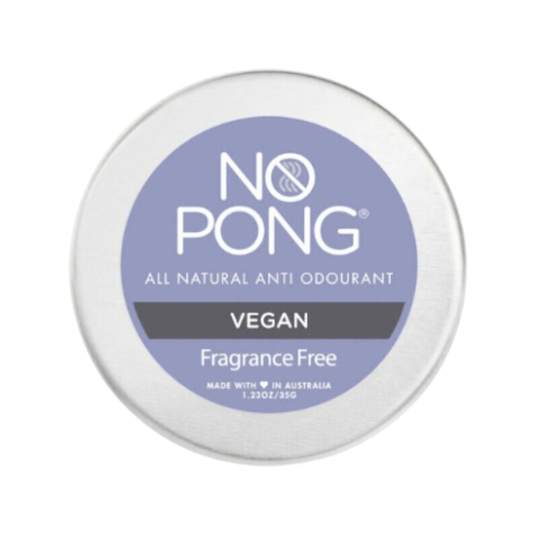 No Pong Vegan Fragrance Free Deodorant 35g