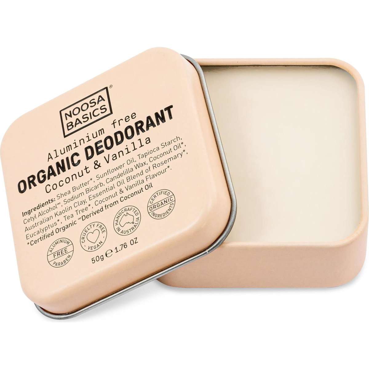 Noosa Basic Deo Tin Coco Vanilla 50g