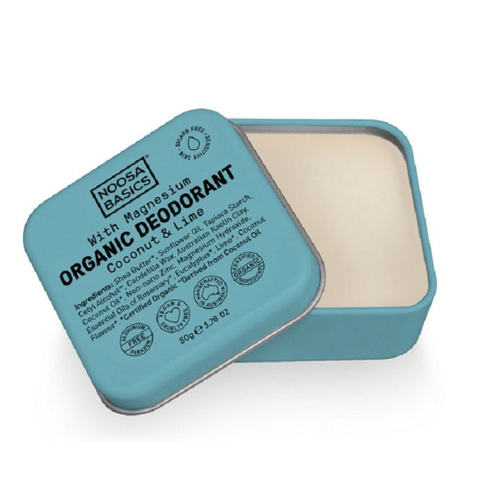 Noosa Basics Deo Tin Coco Lime 50g