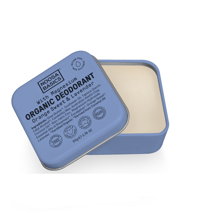 Noosa Basics Deo Tin Orange Lavender 50g