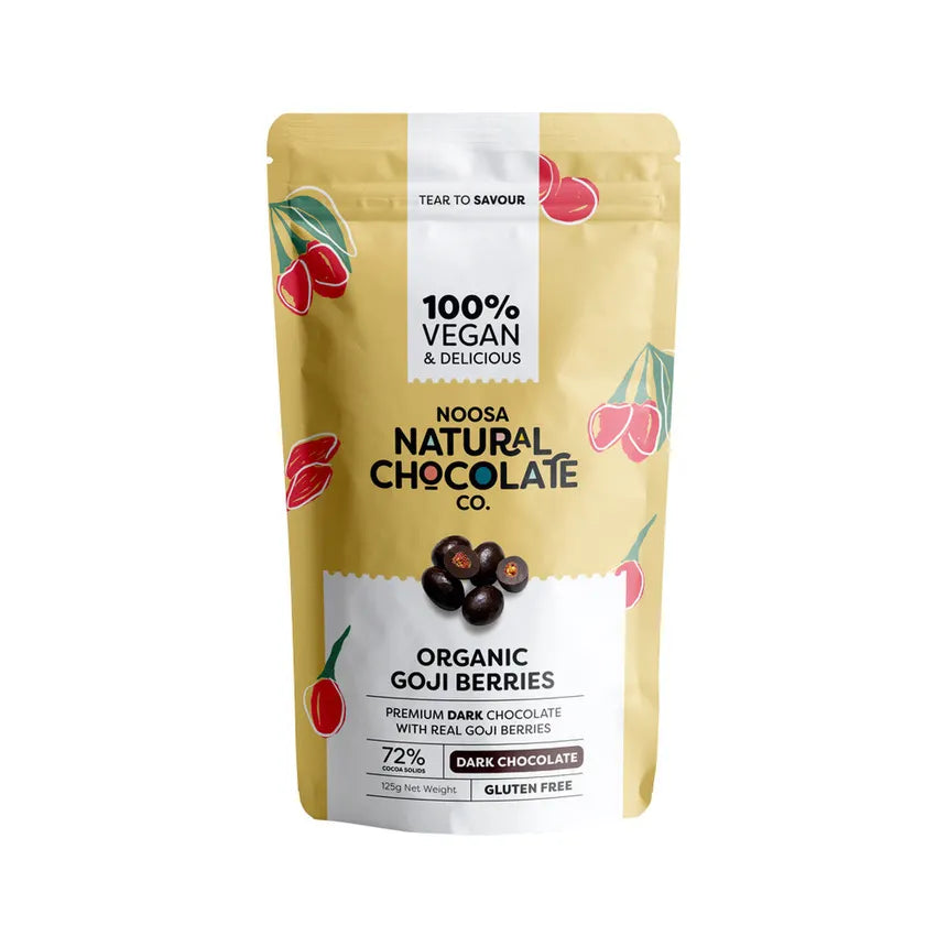 Noosa Org Chocolate Goji 125g