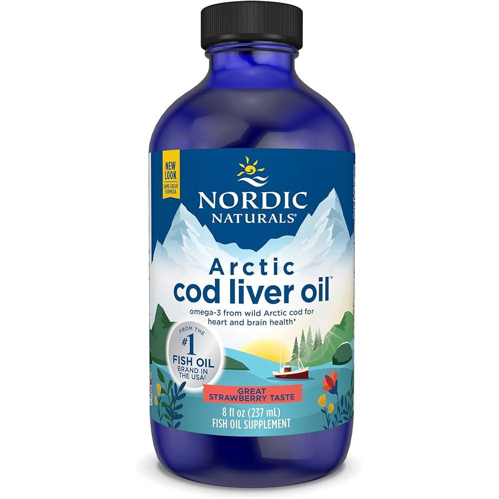 Nordic Naturals Cod Liver Oil Strawberry 237ml