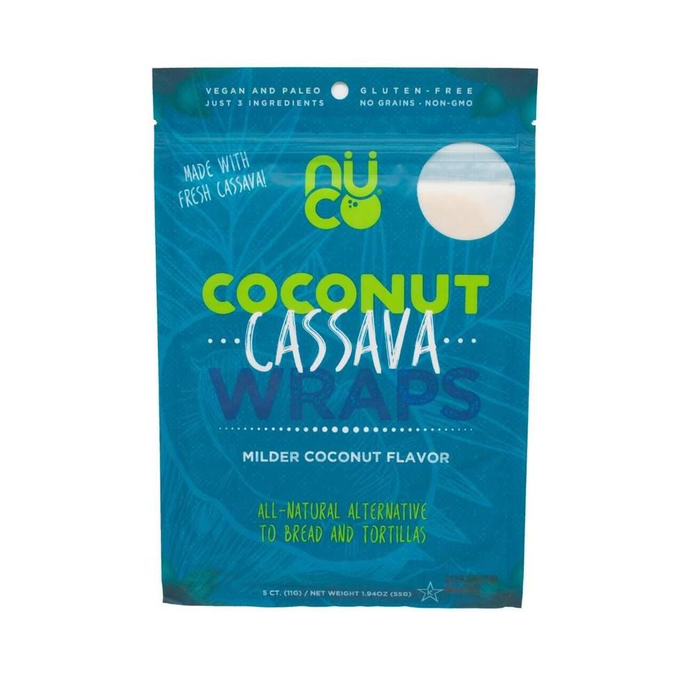 Nuco Coconut Cassava Wraps 55g (5x11g)