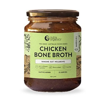 Nutra Organics Chicken Broth Concentrate Native Herbs 250g