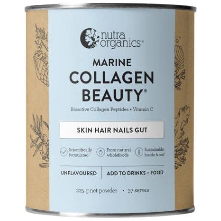 Nutra Organics Marine Collagen Beauty Unflavoured 225g