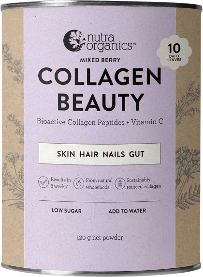 Nutra Organics Collagen Beauty Mixed Berry 120g
