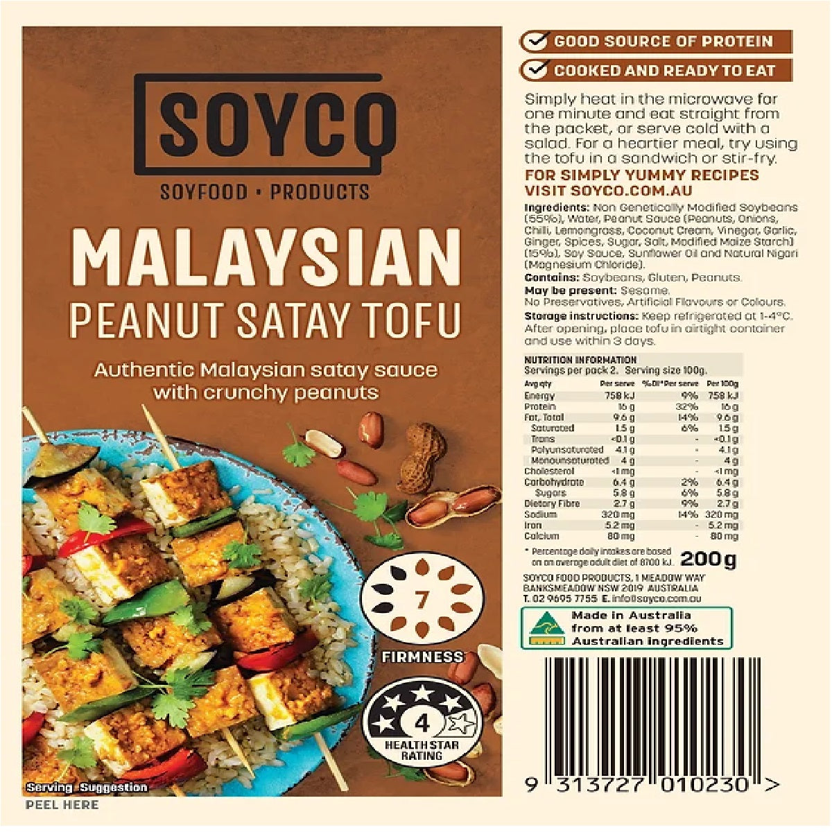Nutrisoy Soyco Tofu Malays 200g
