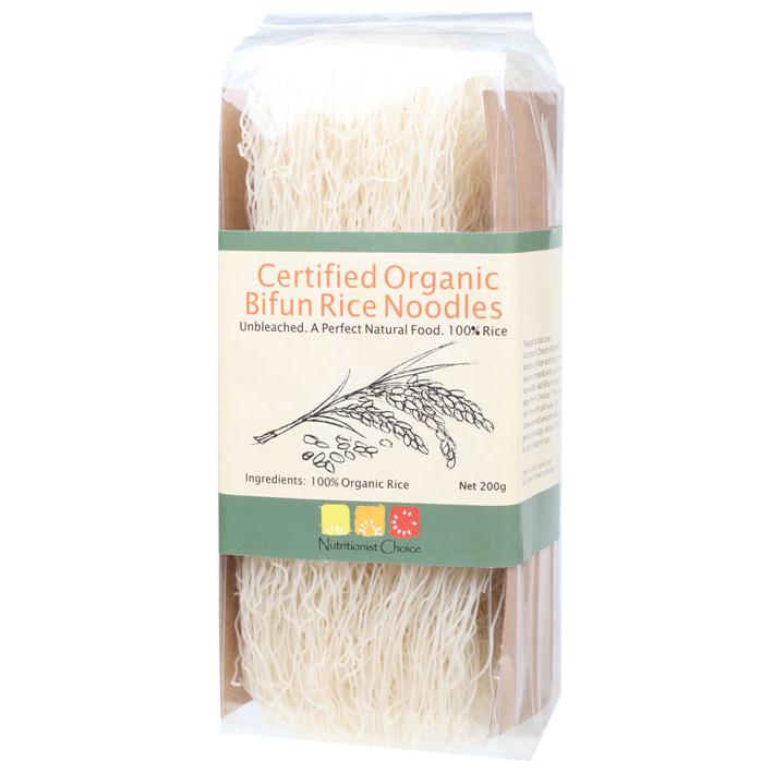 Nutritionist Choice Rice Noodles Bifun Unbleached 200g