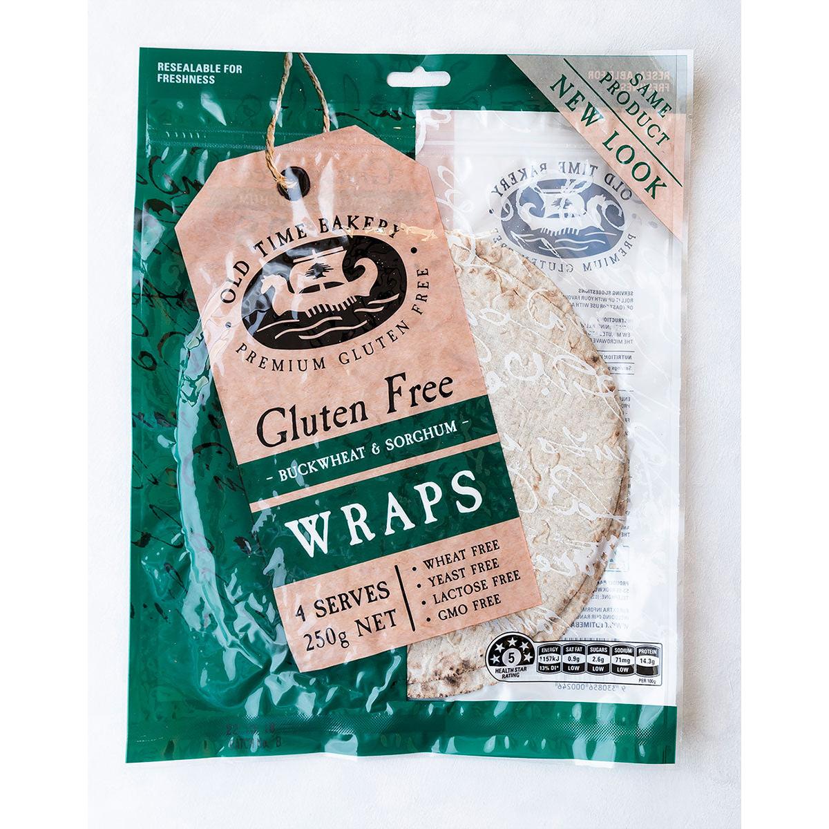 Old Time Bakery Buckwheat Wraps 250g