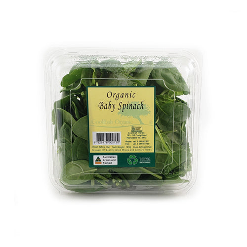 Organic Baby Spinach Box