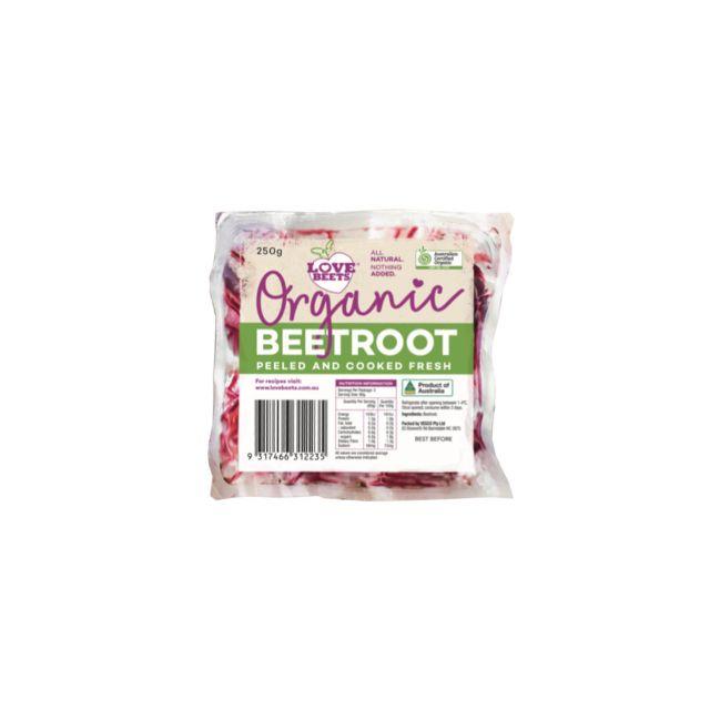 Organic Beetroot (Peeled & Cooked) 250g