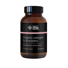 Organic Collagen Australia Collagen Strawberry 120c