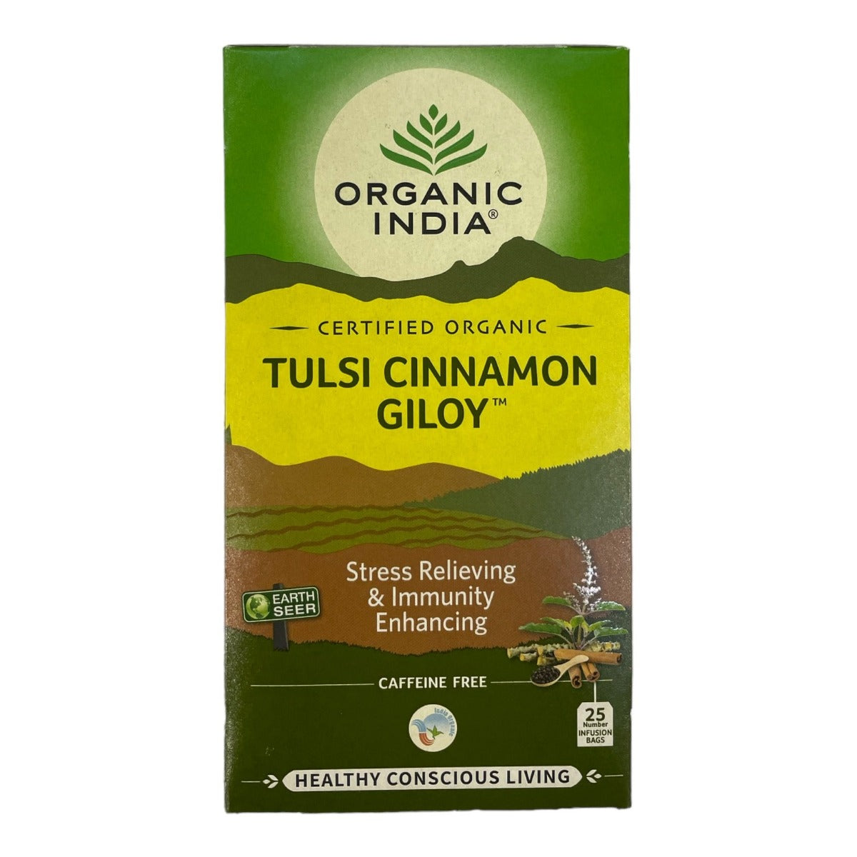 Organic India India Cinnamon Giloy 25tb