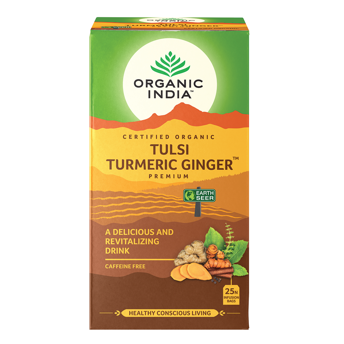 Organic India Turmeric Ginger x 25 Tea Bag