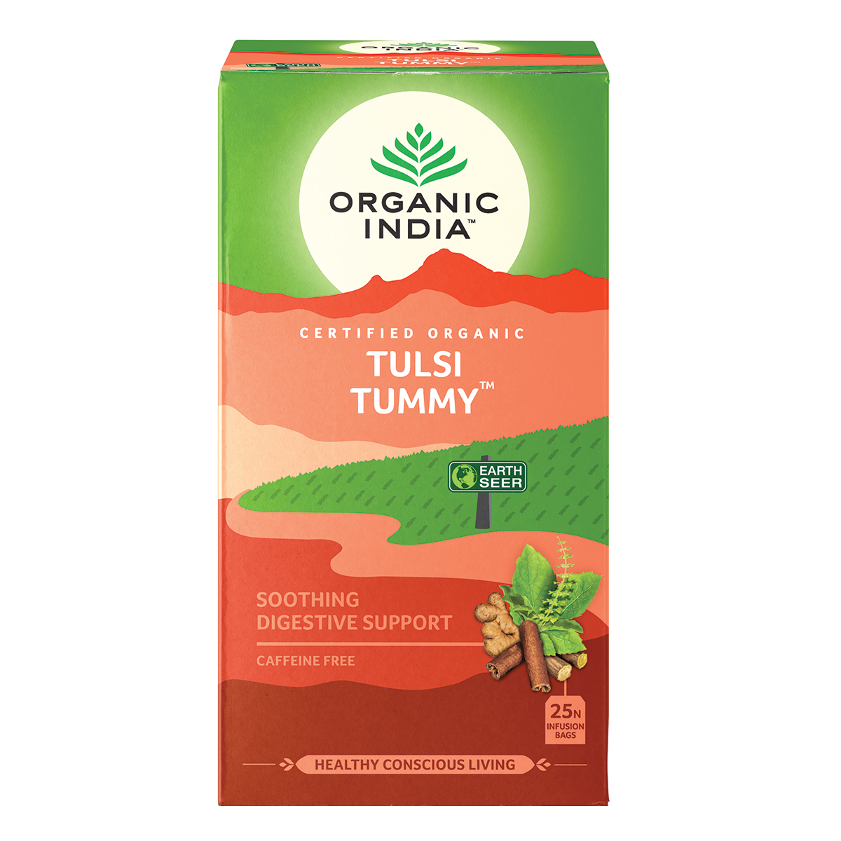 Organic India Wellness Tea Tummy x 25 Tea Bag
