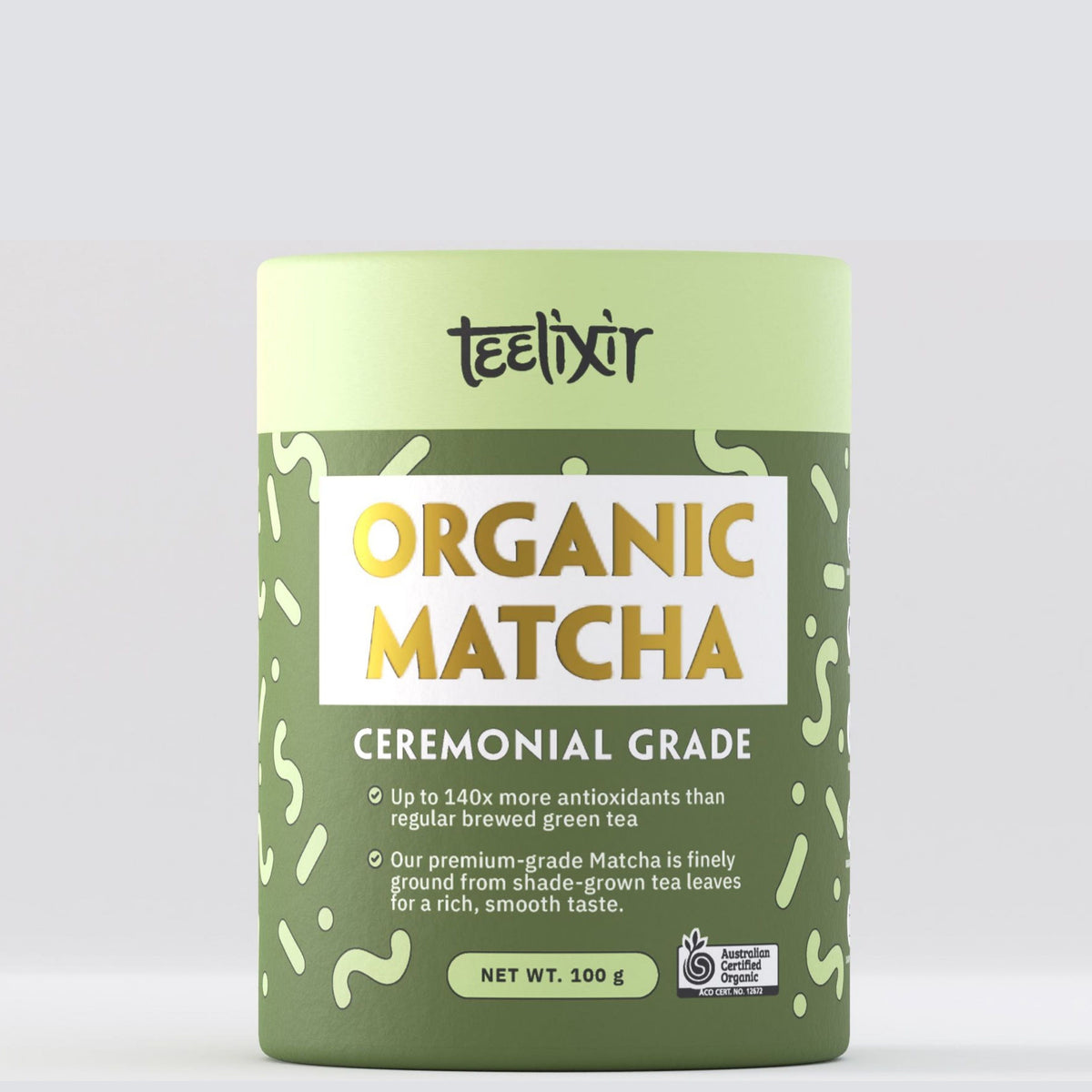 Teelixir Organic Ceremonial Grade Matcha 100g
