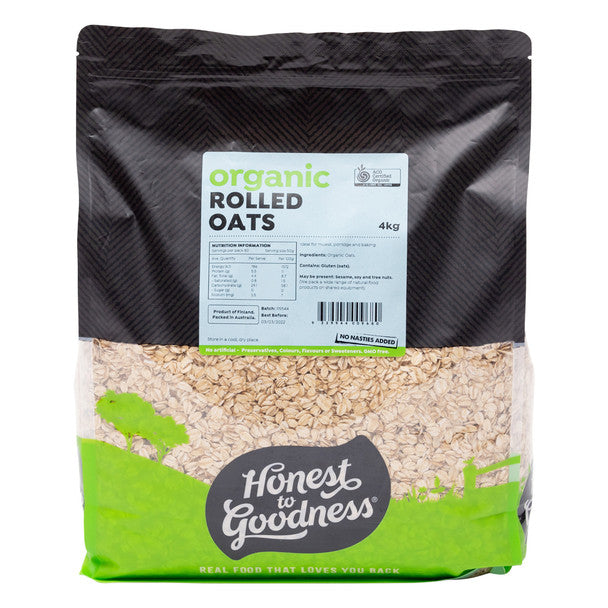 Honest to Goodness Organic Rolled Oats 4kg