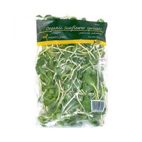 Organic Sunflower Sprouts Punnet