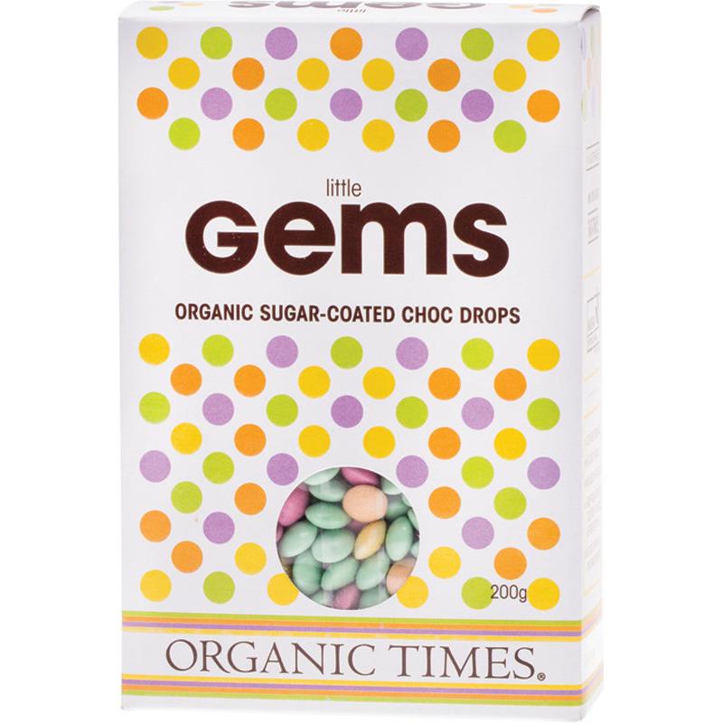 Organic Times Chocolate Little Gems 200g