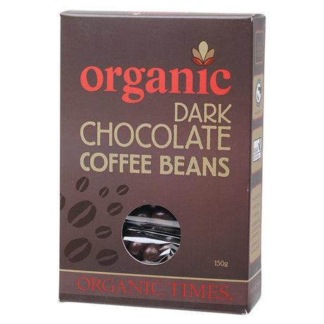Organic Times Dark Chocolate Coffee Bea150g