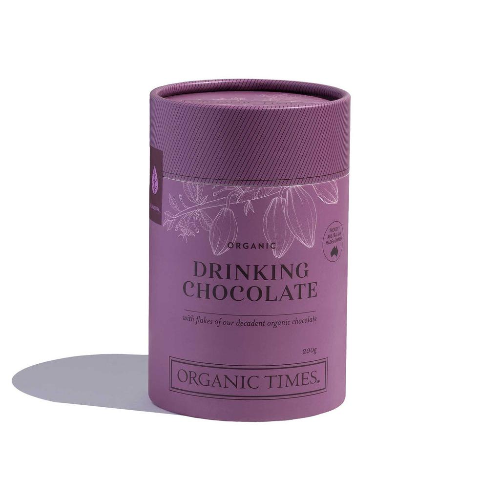 Organic Times Drinking Chocolate 200g