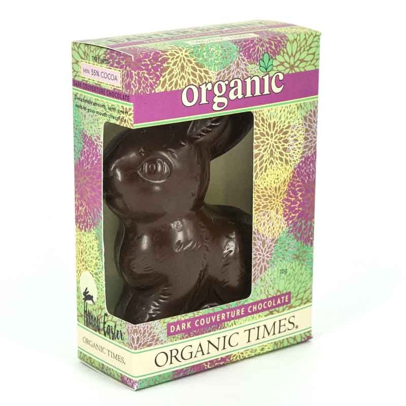 Organic Times Easter Bunny Dark 70g
