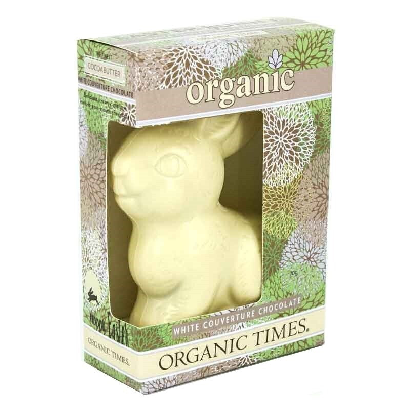 Organic Times Easter Bunny White 70g