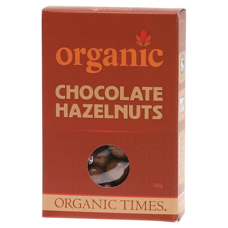 Organic Times Milk Chocolate Hazelnuts 150g