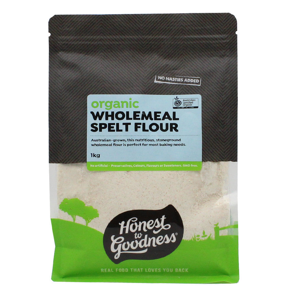 Honest to Goodness Organic Wholemeal Spelt Flour 1kg