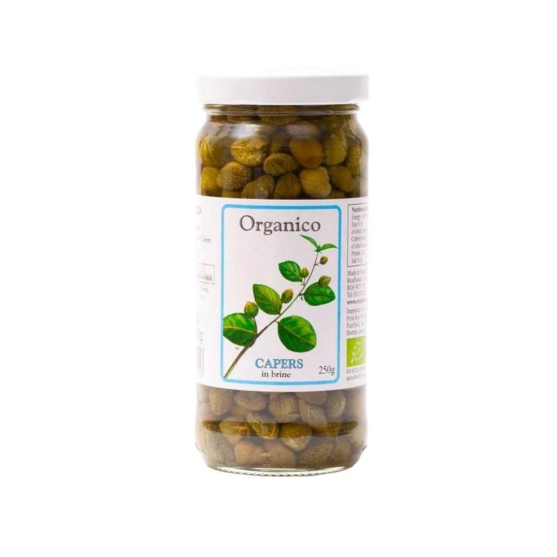 Organico Capers in Brine 250g