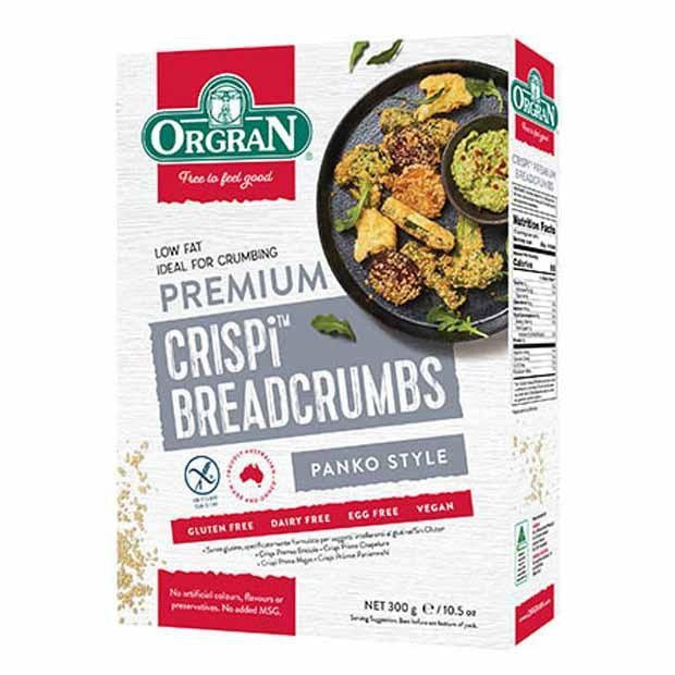 Orgran Crispi Premium Breadcrumbs Panko Style 300g