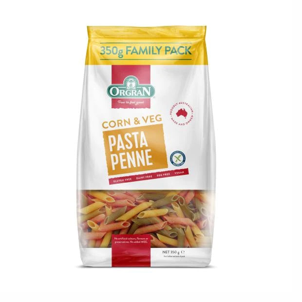 Orgran Penne Corn Veg 350g