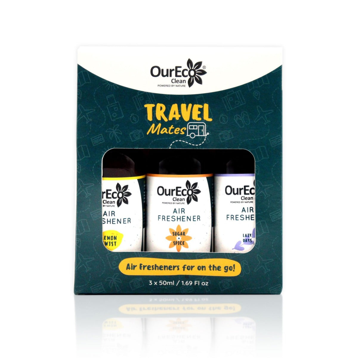 OurEco Clean Air Freshener Travel 3p