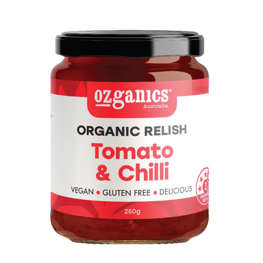 Ozganics Relish Tomato Chili 250g