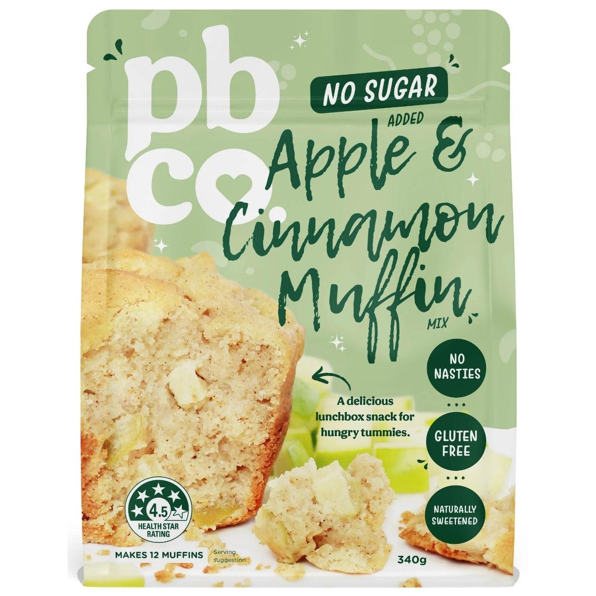 PBCo. Apple & Cinnamon Muffin Mix 340g