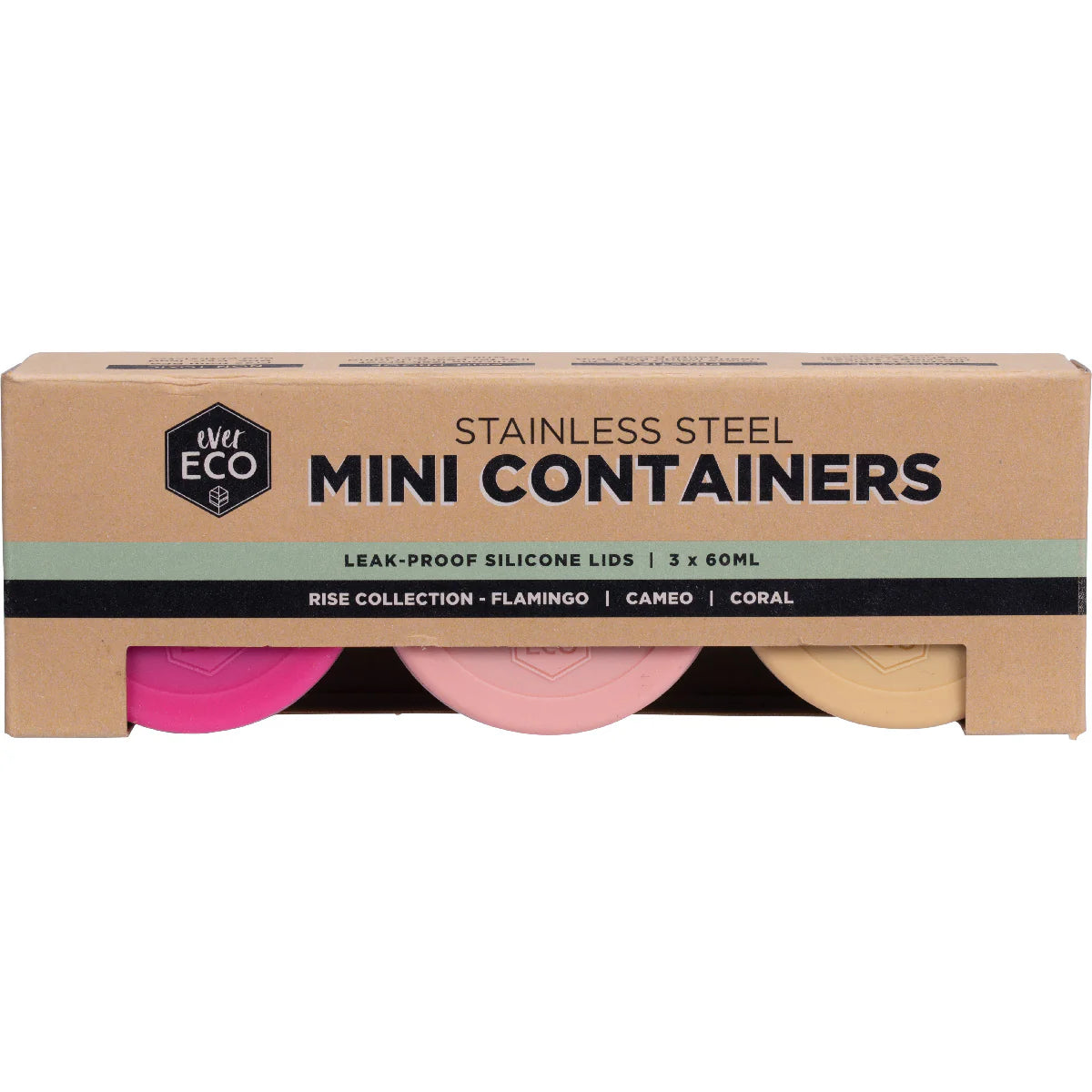 Ever Eco Mini Containers Rise 3 x 60ml