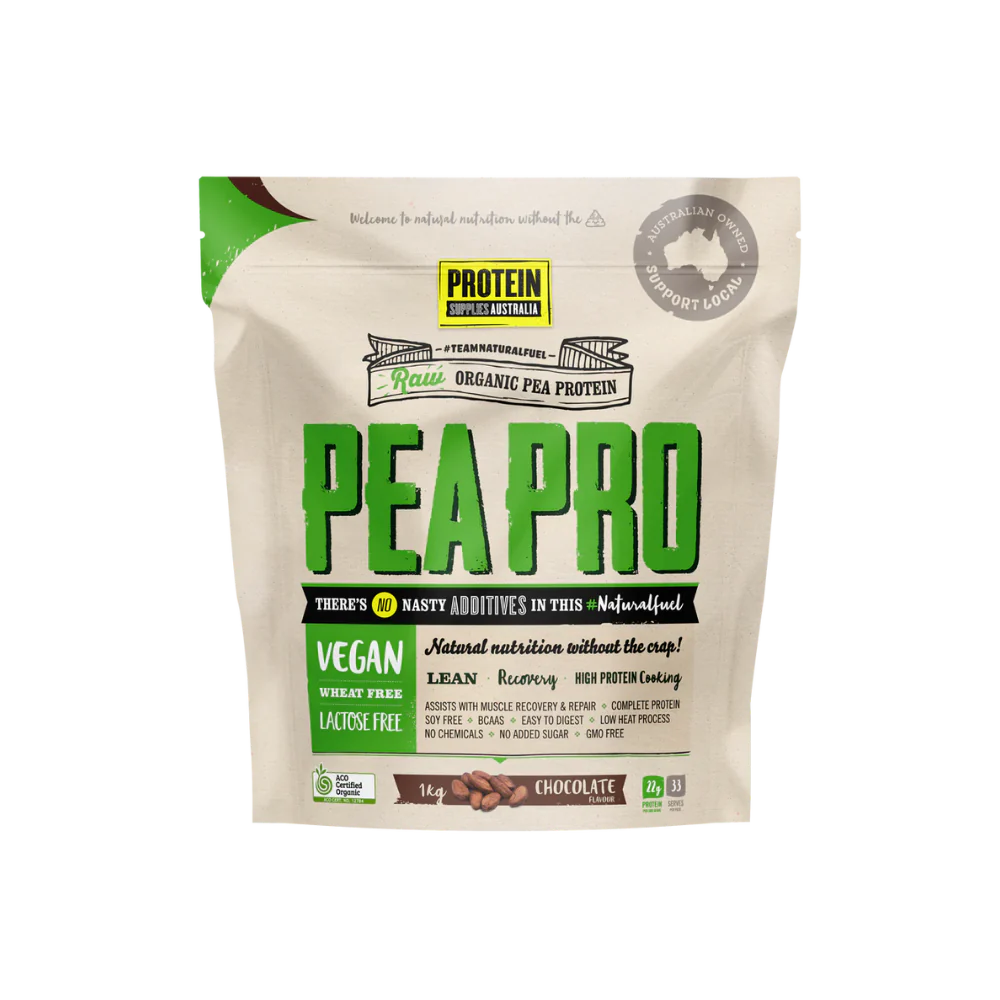 PSA Organic Pea Protein Isolate Chocolate 1Kg