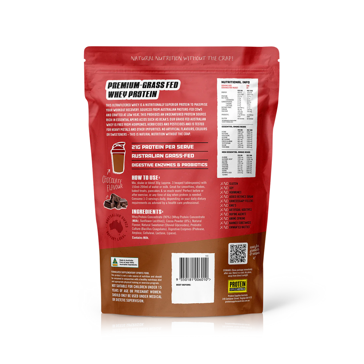 PSA Whey Protein Chocolate 500g