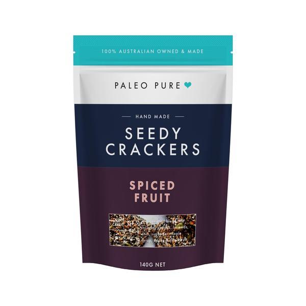 Paleo Pure Paleo Pure Seedy Cracker Spice Fruit 140g