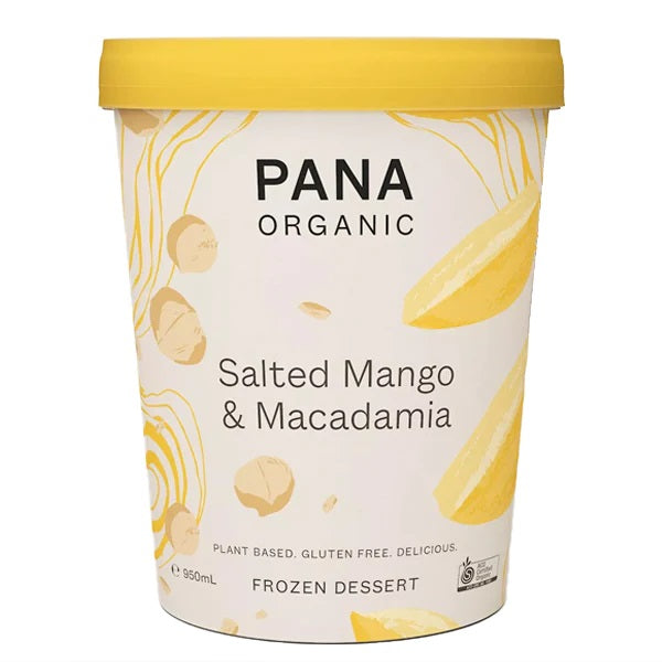 Pana Organic Ice Cream Mango Macadamia 950ml