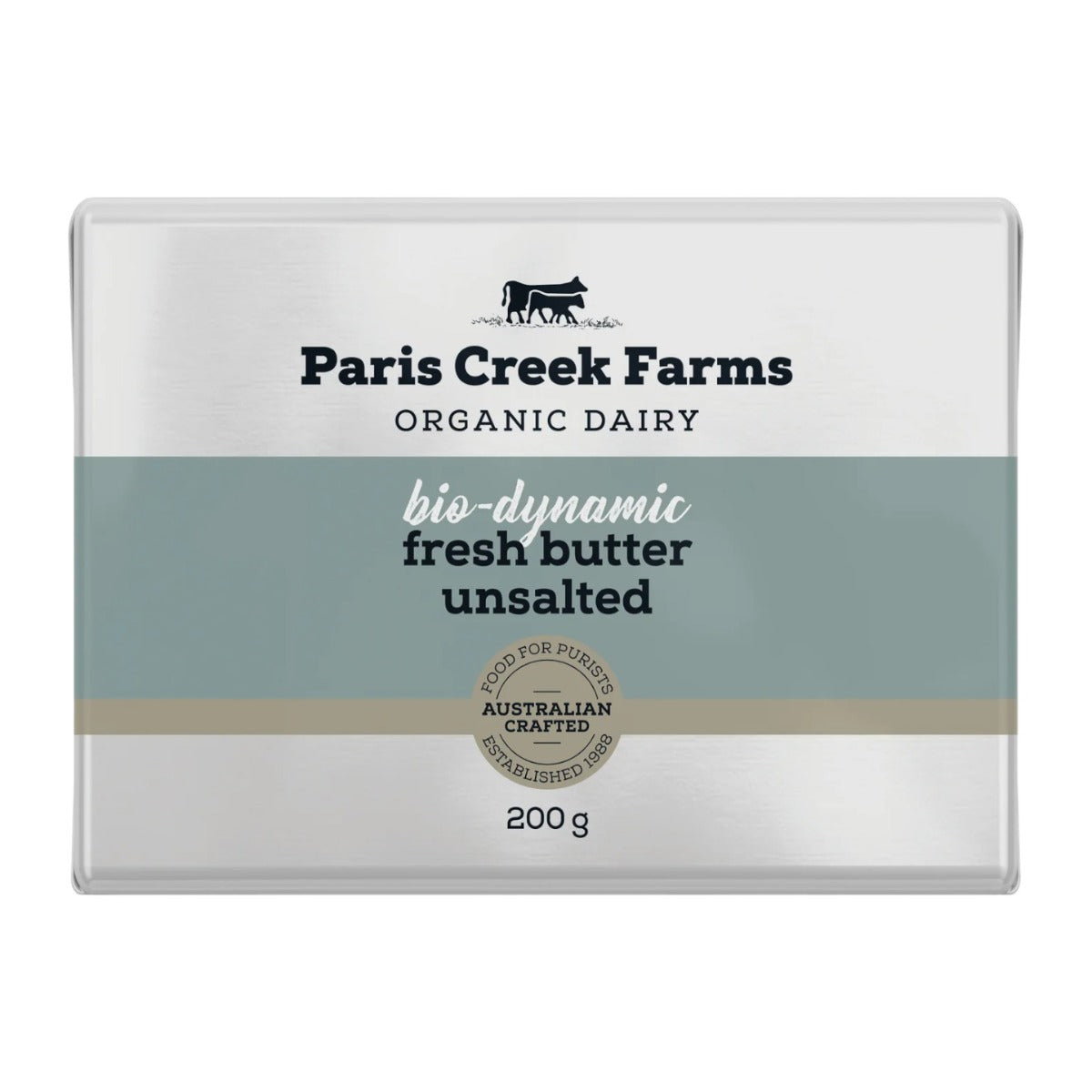 Paris Creek Farms Butter Unsalted 200g